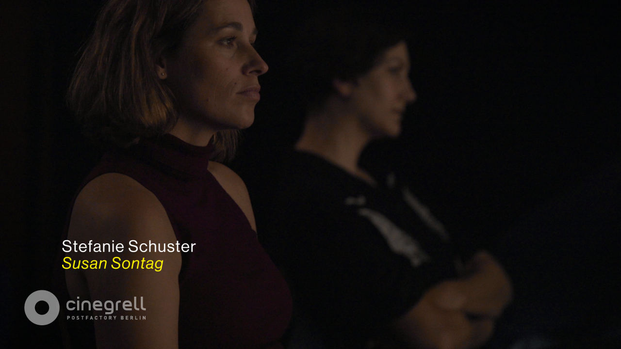 Cinegrell Postfactory | Studio RPK: Als Susan Sontag im Publikum Saß