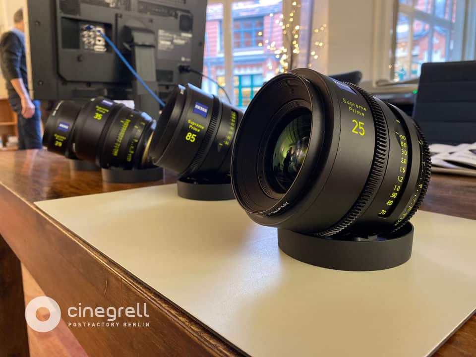 Cinegrell Postfactory Sony Venice 2 - Zeiss Supreme Prime Lenses for superior image quality