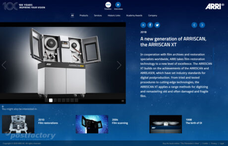 100 Years of ARRI ARRISCAN XT