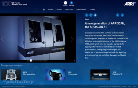 100 Years of ARRI ARRISCAN XT