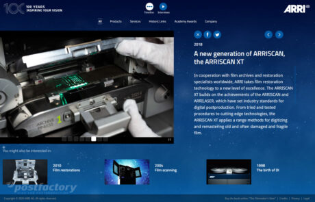 100 Years of ARRI ARRISCAN XT