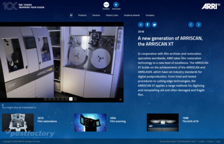 100 Years of ARRI ARRISCAN XT