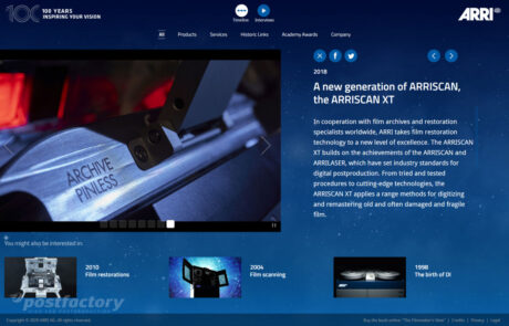 100 Years of ARRI ARRISCAN XT