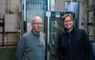Ludwig Draser (links), Richard Grell (rechts) | Übername Cinegrell Andec Filmtechnik