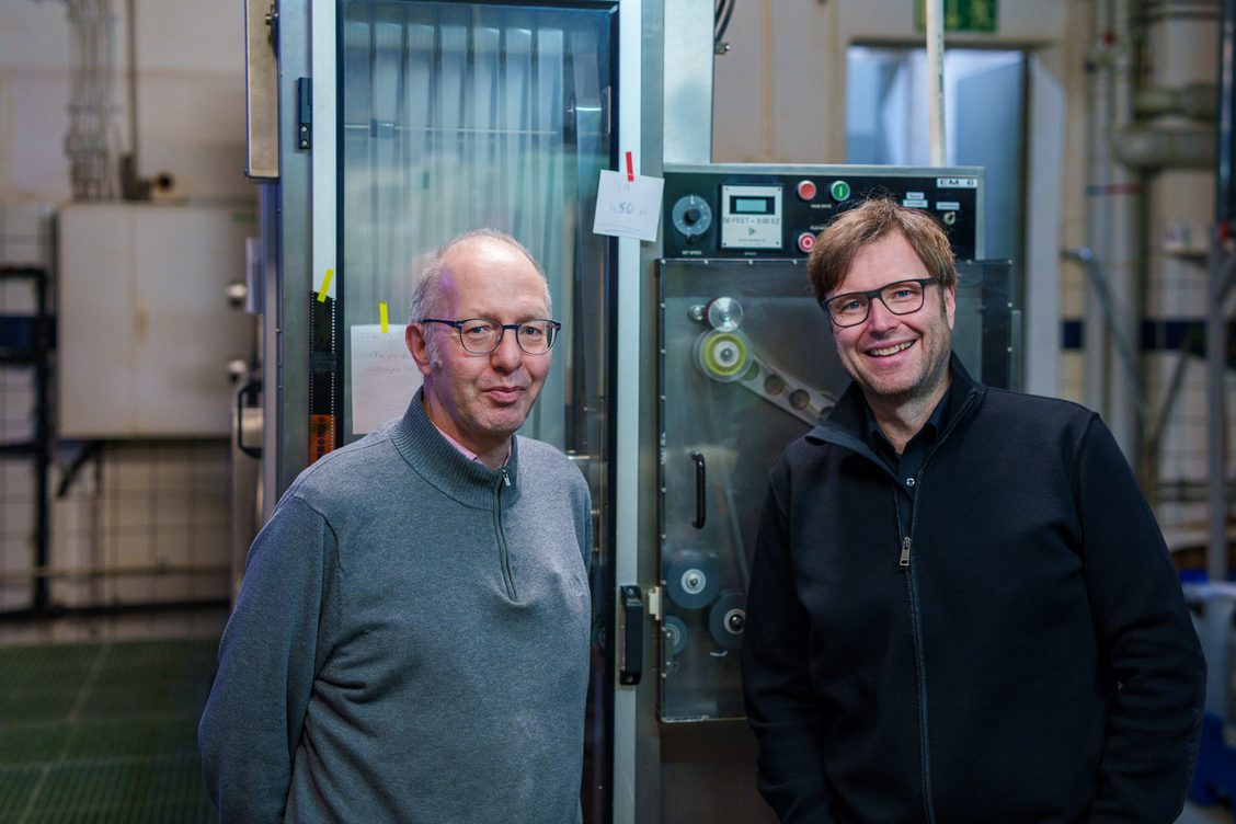 Ludwig Draser (links), Richard Grell (rechts) | Übername Cinegrell Andec Filmtechnik